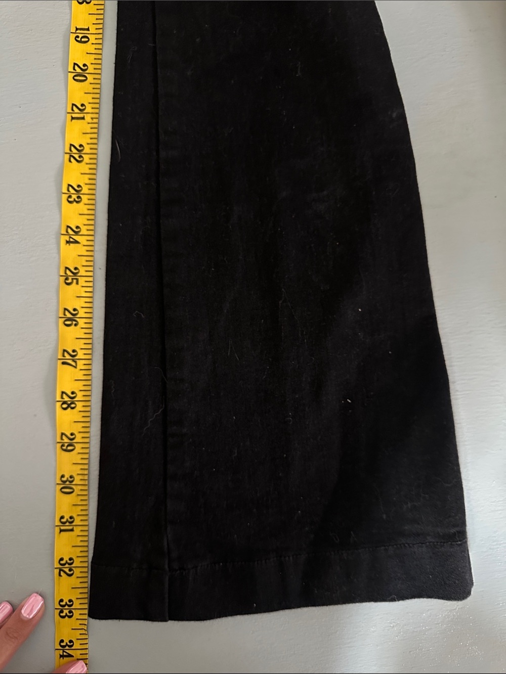 SPANX Shape EveryWear Flare Jeans Black Women’s XS Western Classic Boho - Picture 9 of 9